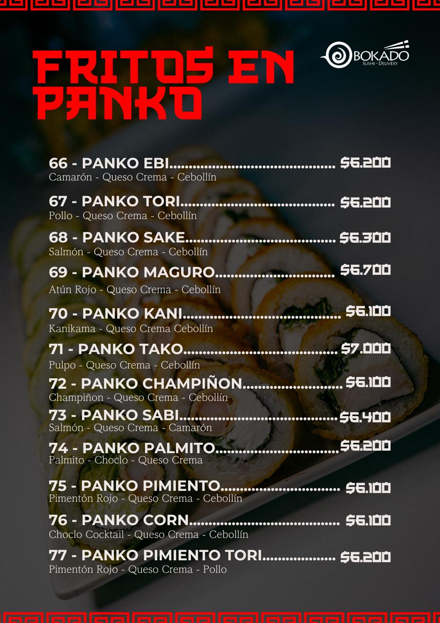 Rolls fritos en panko